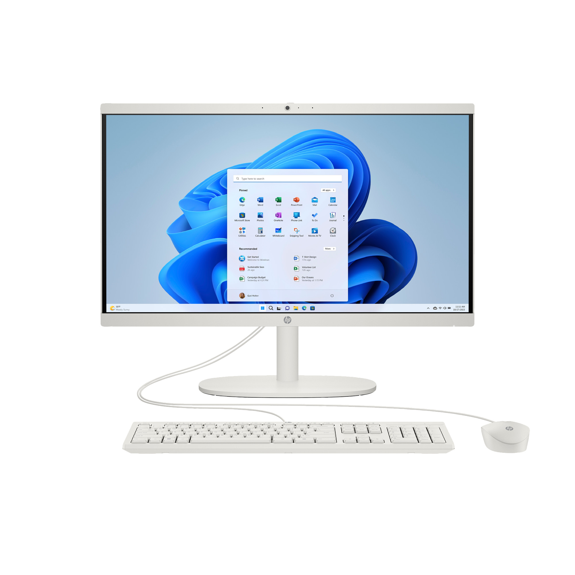 HP 22/22-dg0011nc/21,5''/FHD/N100/8GB/512GB/Intel int/W11H/Bílá/2R