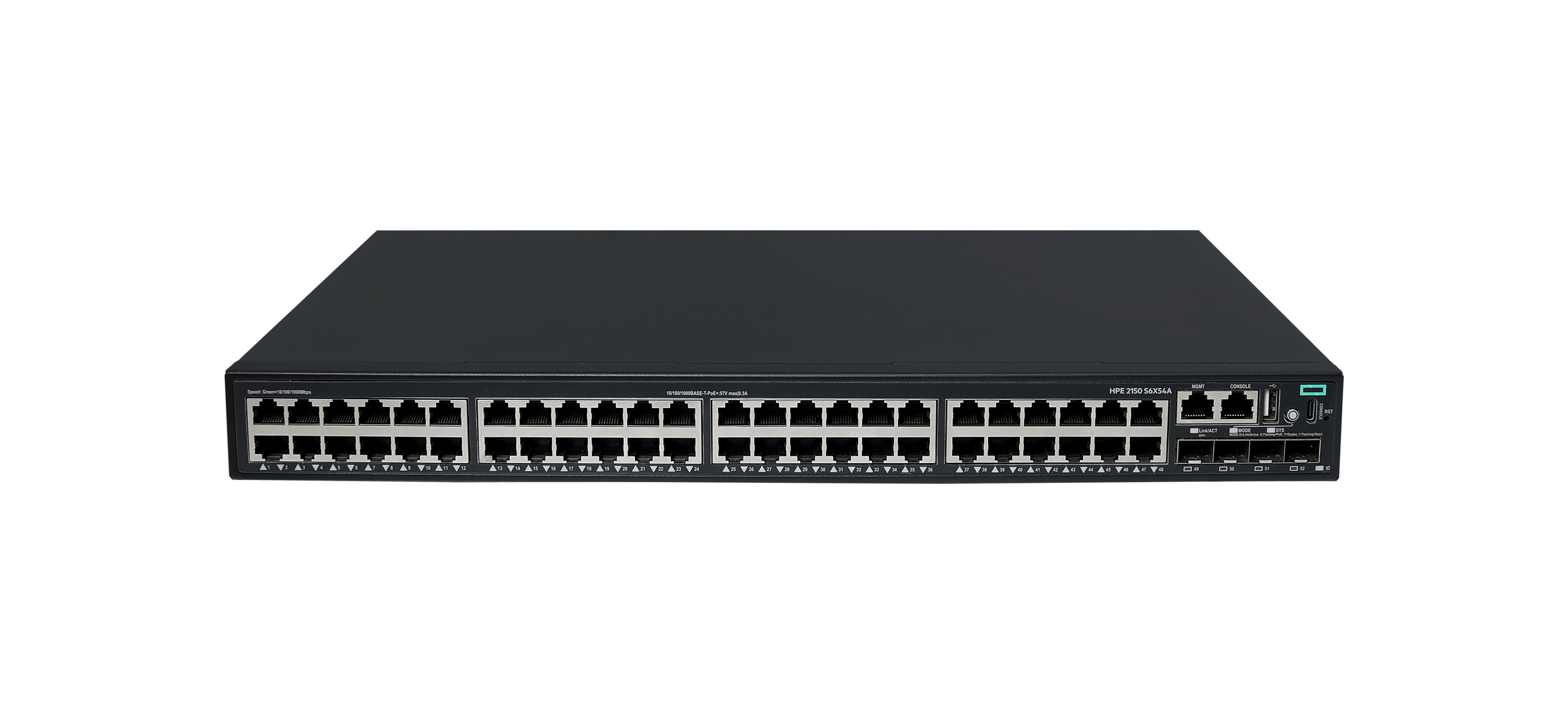 HPE NW CW 2150 48G PoE+ 4P 770W Switch