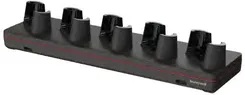 Honeywell CT70 5-bay charging base, power cord, up to 5pcs of CT70 with or w/o boot, power supply