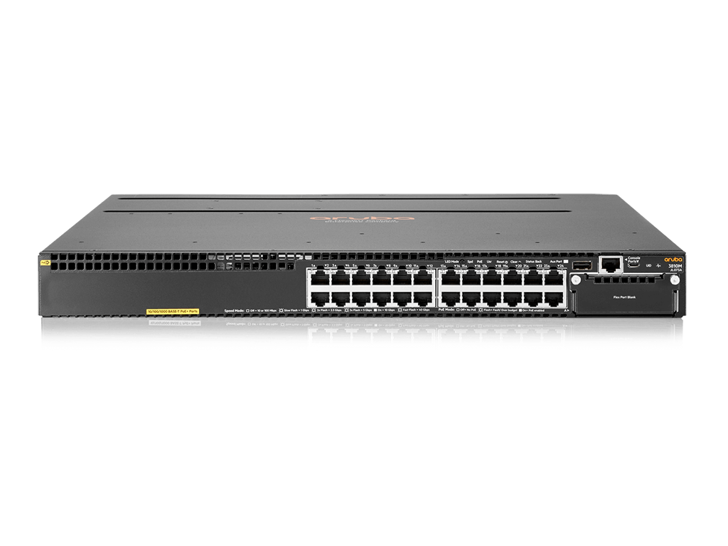 Aruba 3810M 24G PoE+ 1-slot Swch