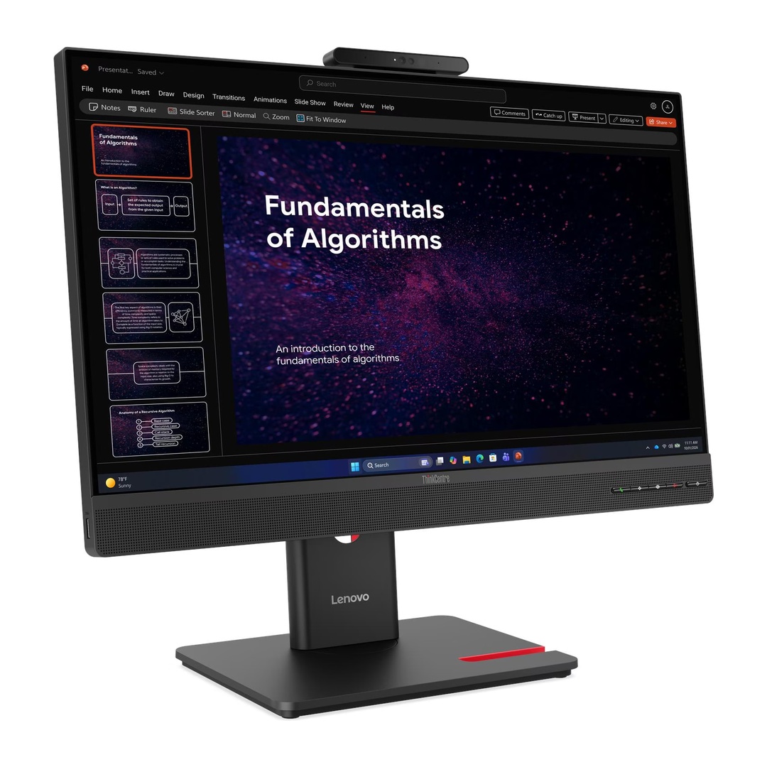 Lenovo ThinkCentre TIO24 Gen6 23,8" IPS FHD 120Hz 4ms Černá 3R