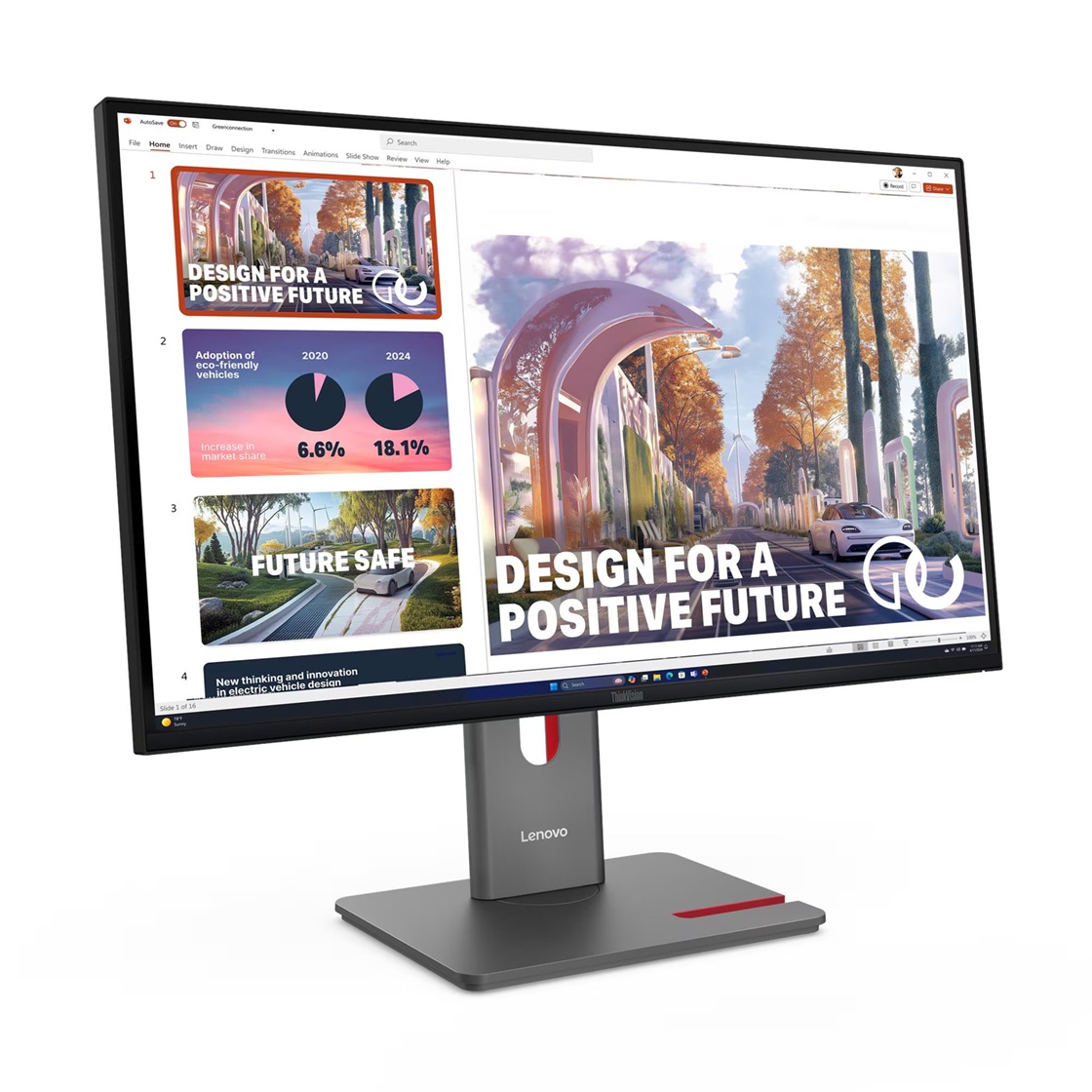 Lenovo ThinkVision/ThinkVision P27QD-40 Monitor/27''/QLED/QHD/120Hz/6ms/Černá/3R