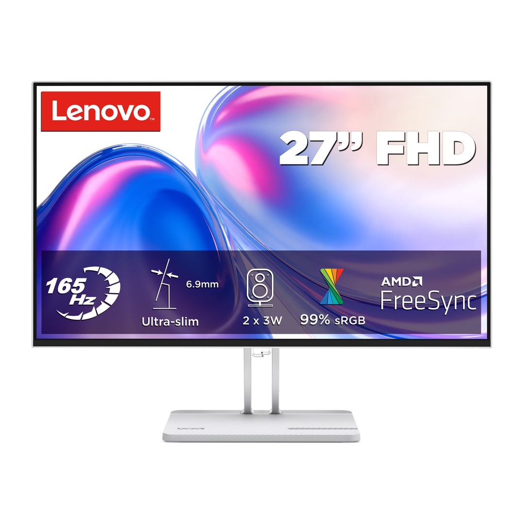 Lenovo L27-4r 27" IPS FHD 165Hz 1ms Šedá 3R