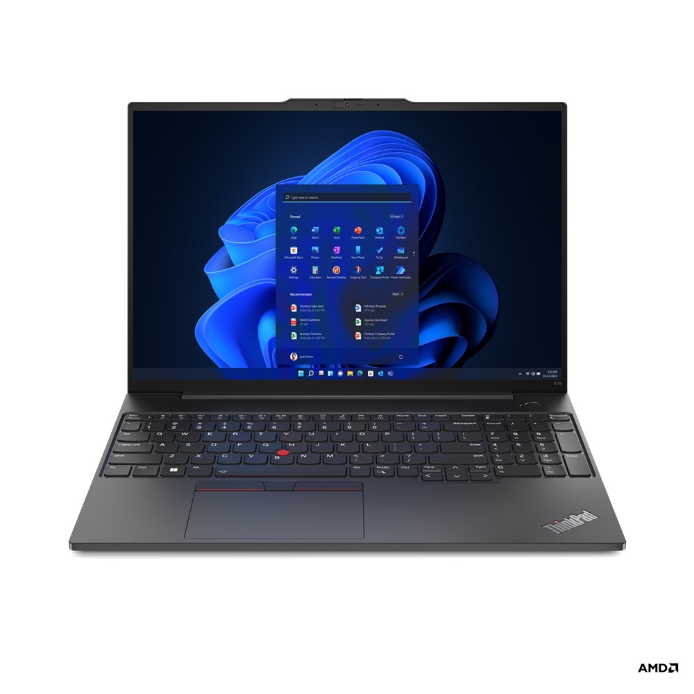 Lenovo ThinkPad E/E16 Gen 1 (AMD)/R7-7730U/16''/WUXGA/16GB/512GB SSD/RX Vega 8/W11P/Black/3R