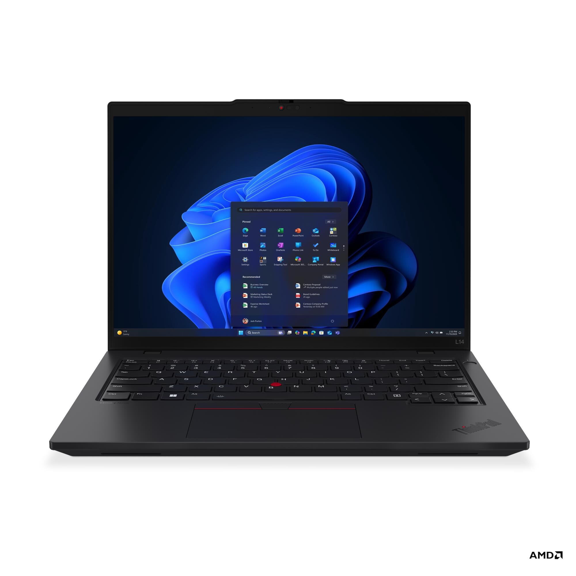 Lenovo ThinkPad L/L14 Gen 6 (AMD)/R5PRO-215/14''/WUXGA/16GB/512GB/AMD int/W11P/Black/3R On-Site