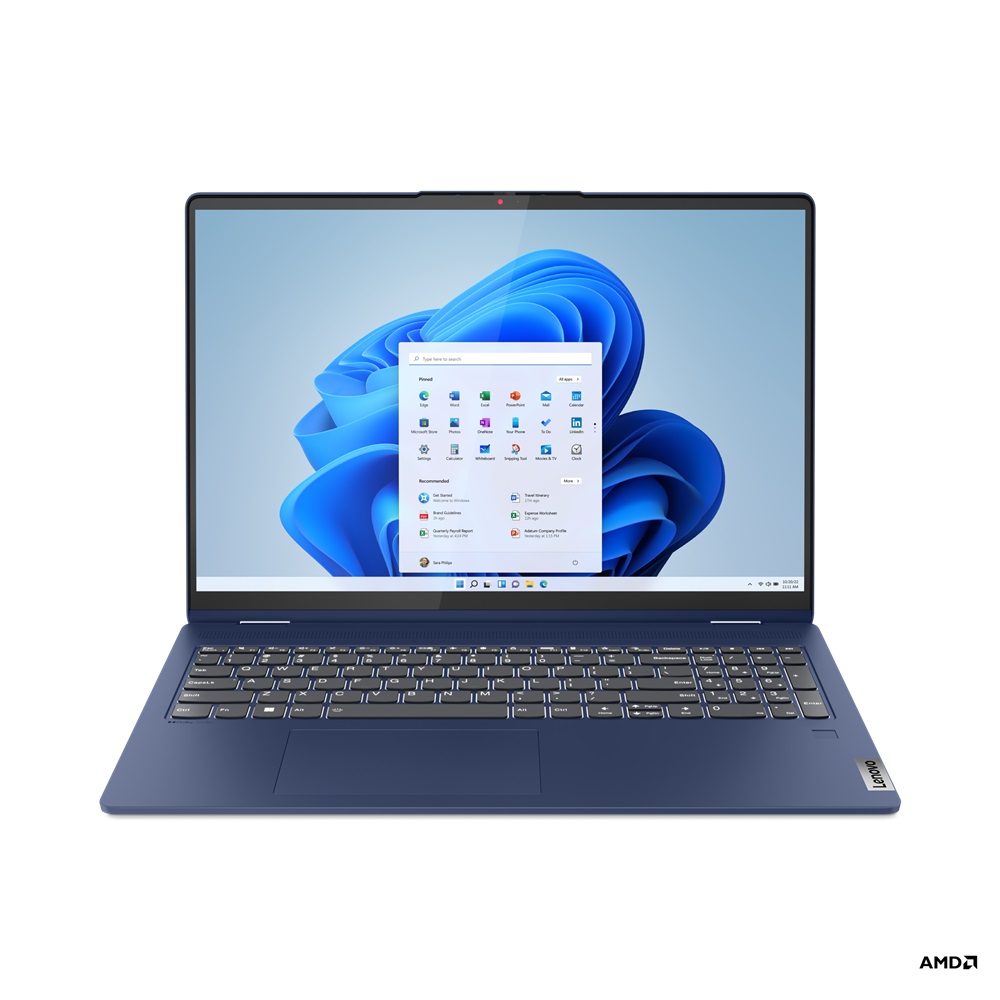 Lenovo IdeaPad Flex 5/16ABR8/R7-7730U/16''/WUXGA/T/16GB/1TB SSD/RX Vega 8/W11H/Blue/2R