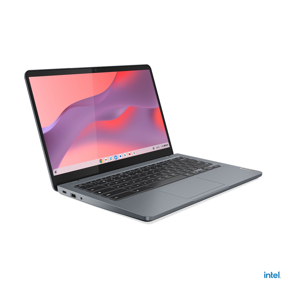 Lenovo IdeaPad 3/Slim Chrome 14IAN8/i3-N305/14''/FHD/T/8GB/256GB eMMC/UHD/Chrome/Gray/2R