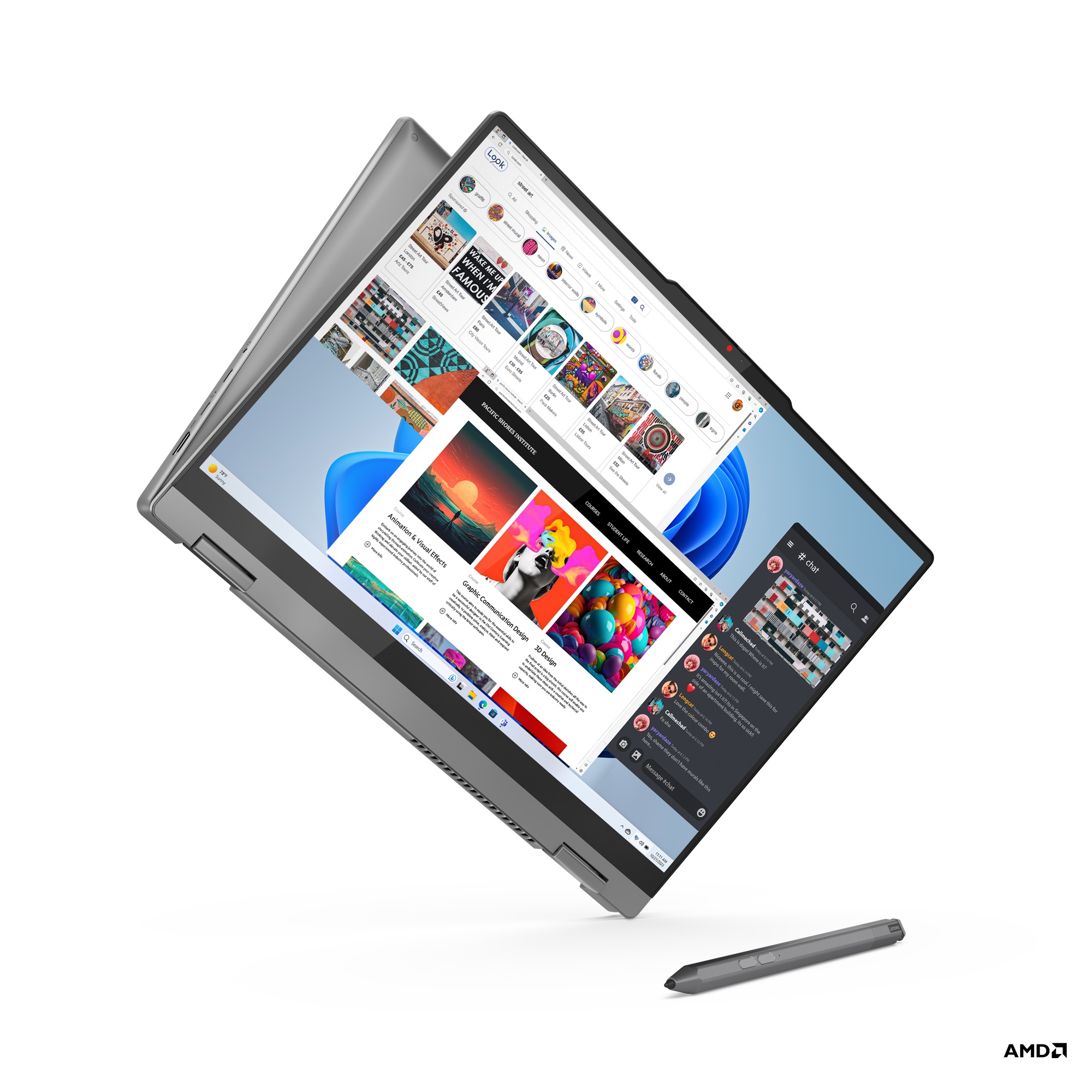 Lenovo IdeaPad 5 2-in-1/16AHP9/R5-8645HS/16''/2048x1280/T/16GB/1TB SSD/AMD int/W11H/Gray/2R