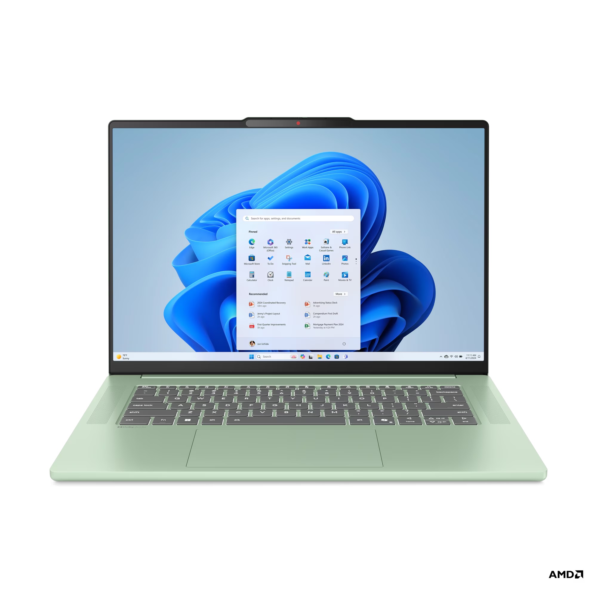 Lenovo IdeaPad Slim 5/15ARP10/R7-7735HS/15,1''/2560x1600/16GB/1TB SSD/AMD int/W11H/Green/2R