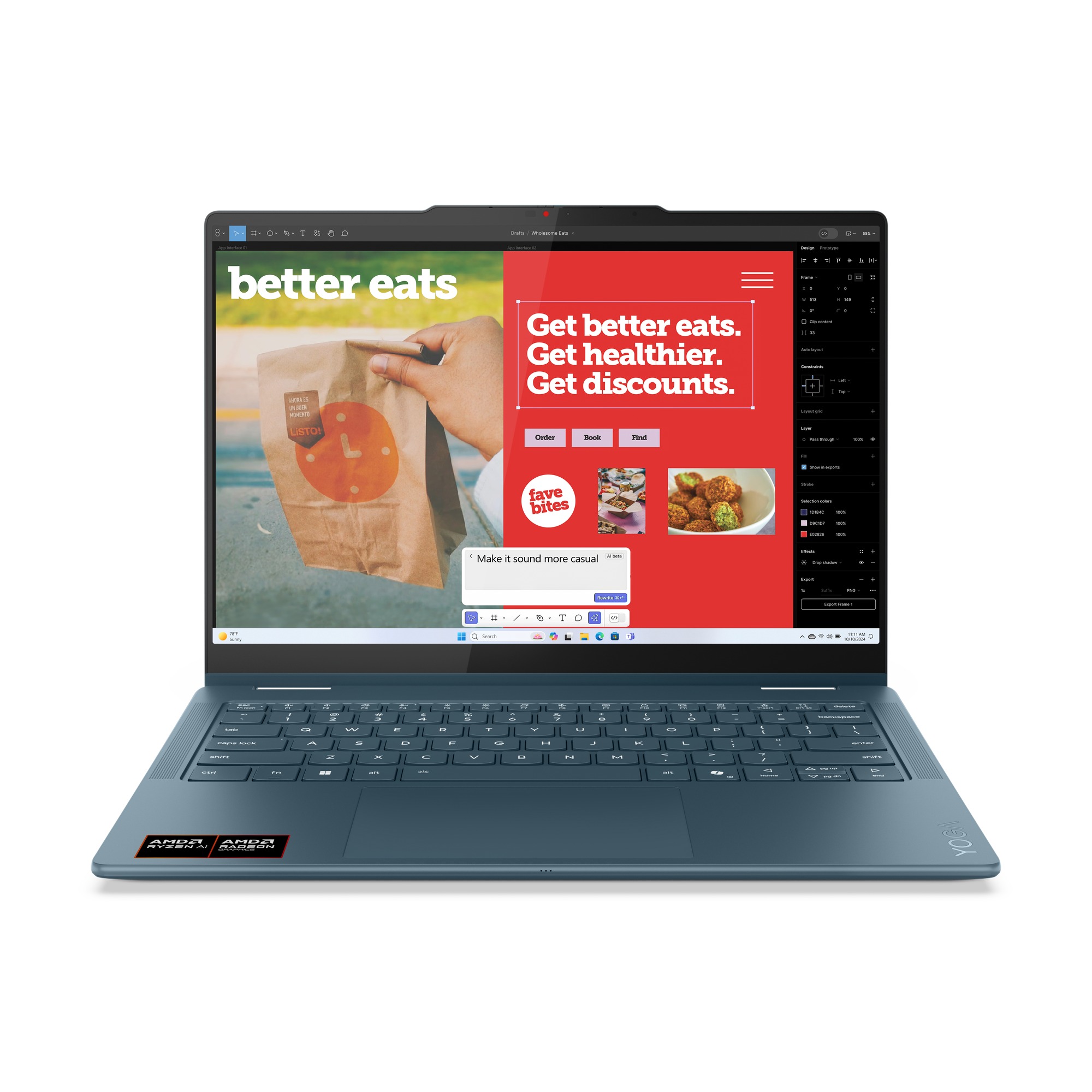Yoga 7 2in1 14''WUXGA/AI5/16G/1T/INT/W11H Teal