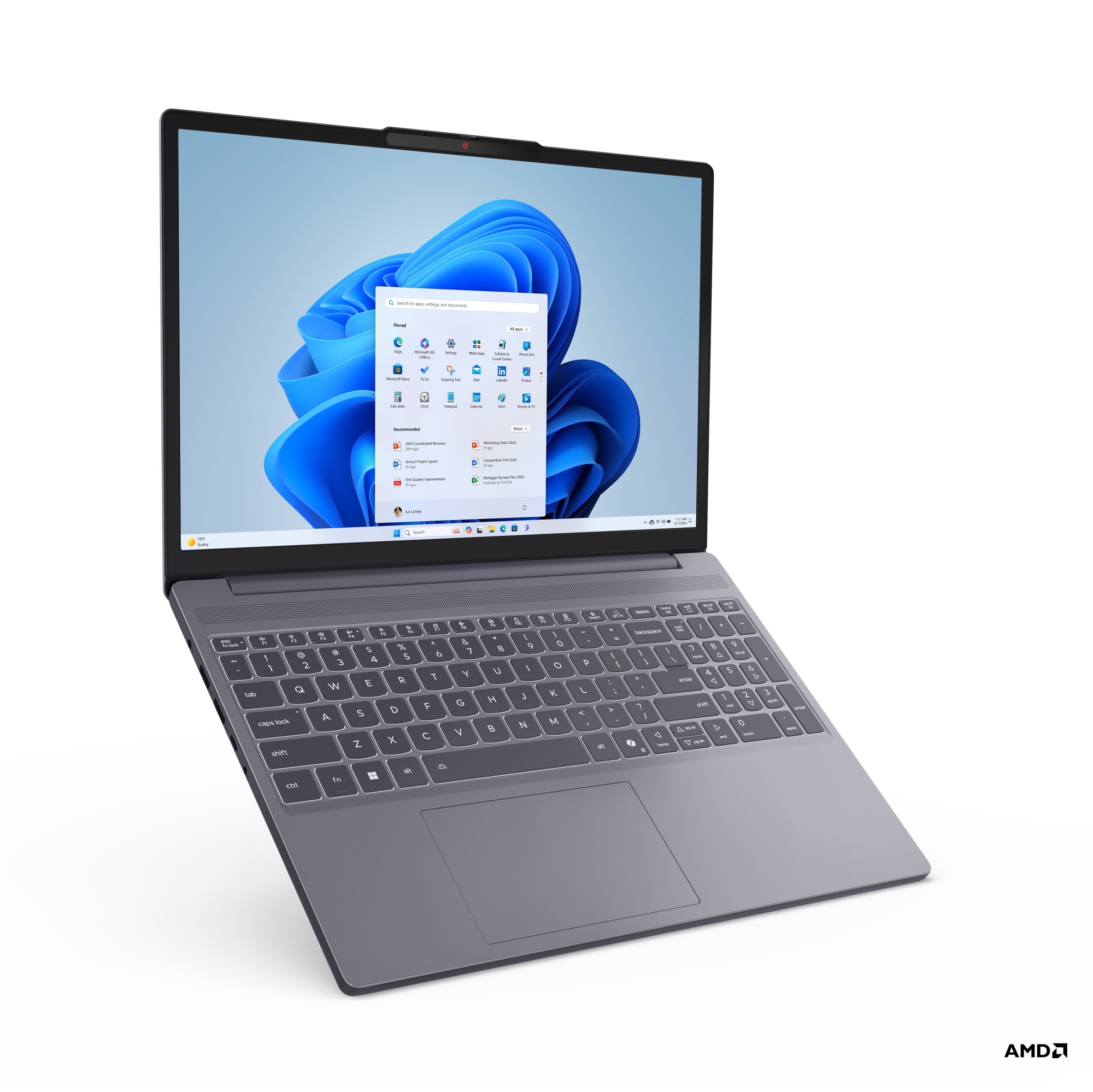 Lenovo IdeaPad Slim 3/15ARP10/R5-7533HS/15,3''/WUXGA/16GB/512GB/AMD int/W11H/Gray/2R