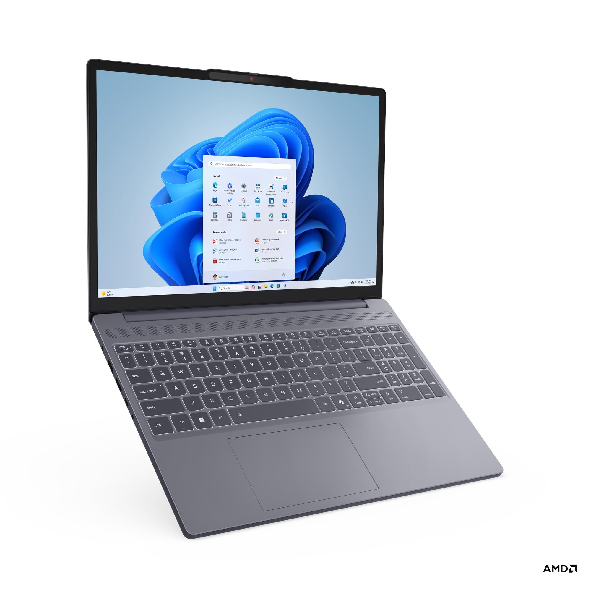 Lenovo IdeaPad Slim 3/15ARP10/R5-7535HS/15,3''/WUXGA/16GB/512GB/AMD int/W11H/Gray/2R