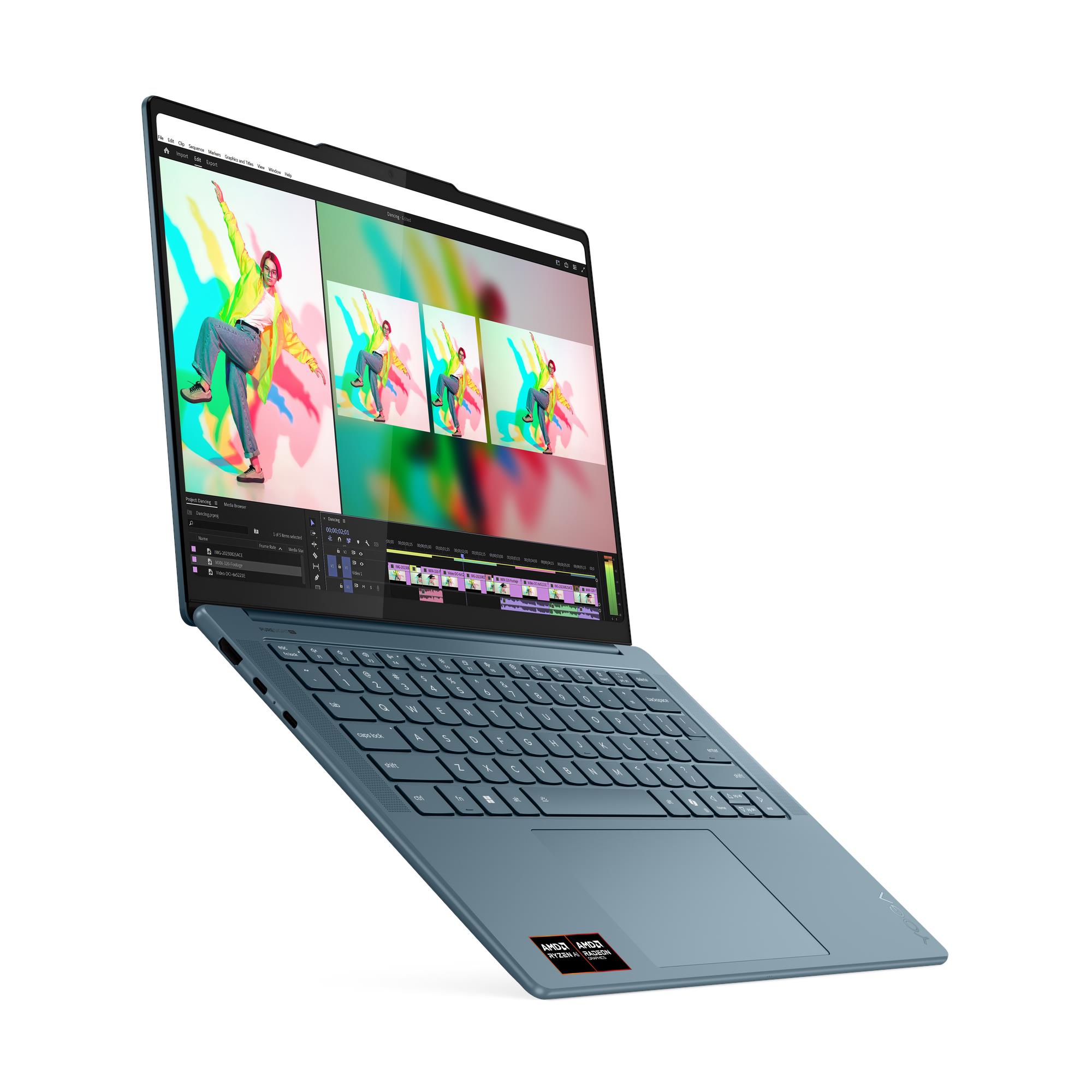 Lenovo Yoga Pro 7/14ASP10/AI9-365/14,5''/2944x1840/32GB/1TB/AMD int/W11P/Tidal Teal/3R On-Site