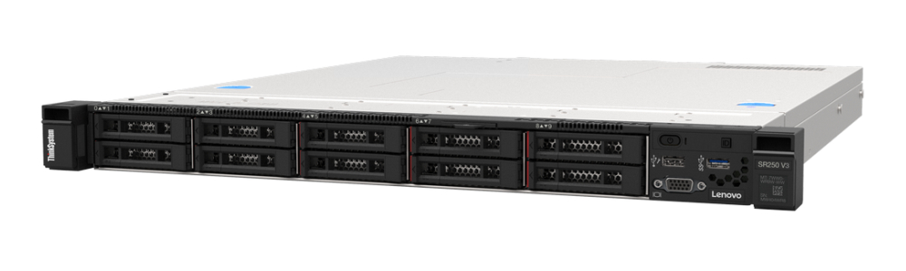 SR250 V3 Rack/6315P/32GB/8Bay/SW RAIDi/800W