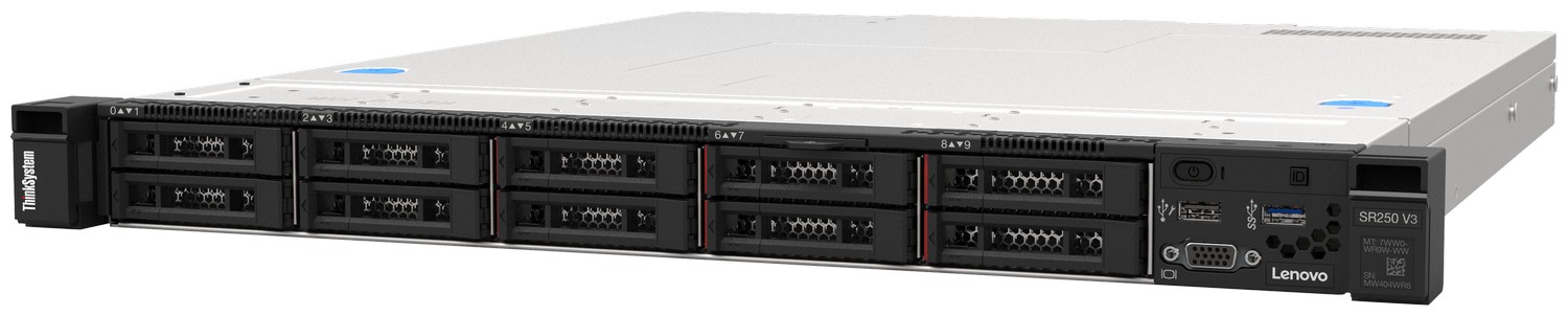 SR250 V3 Rack/E-2434/16GB/8Bay/800W