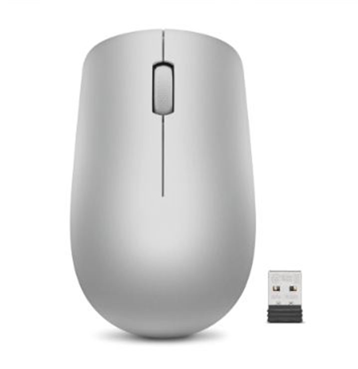 Lenovo 530/Kancelářská/Optická/1 200 DPI/Bezdrátová USB/Šedá