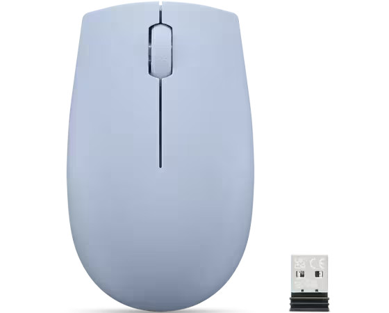 Lenovo 300/Cestovní/Optická/1 000 DPI/Bezdrátová USB/Frost Blue