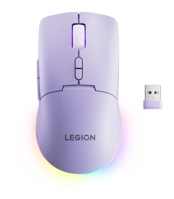 Lenovo Legion M220/Herní/Optická/Pro praváky/5 000 DPI/USB+BT/Fialová