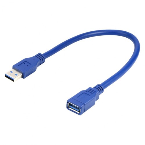 Obrázok Kabel USB A-A 3.0, prodlužovací, modrý, 15cm CCP-USB3-AMAF-0.15M