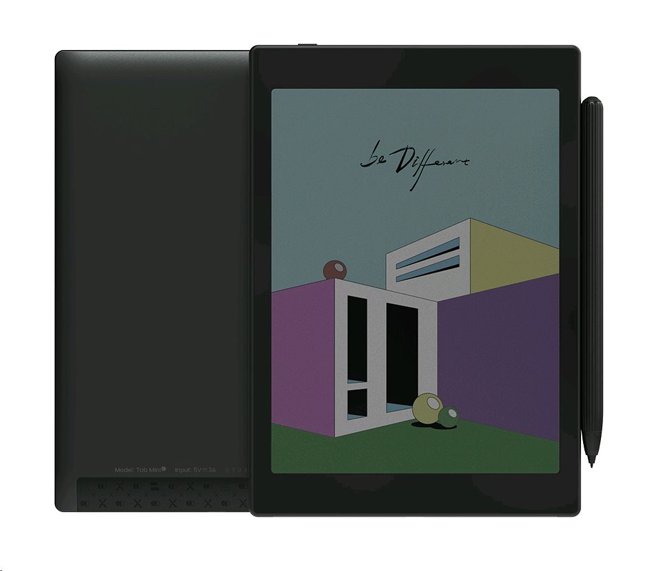 E-book ONYX BOOX TAB MINI C, černá, 7,8'', 64GB, Bluetooth, Android 11.0, E-ink displej, WIFi