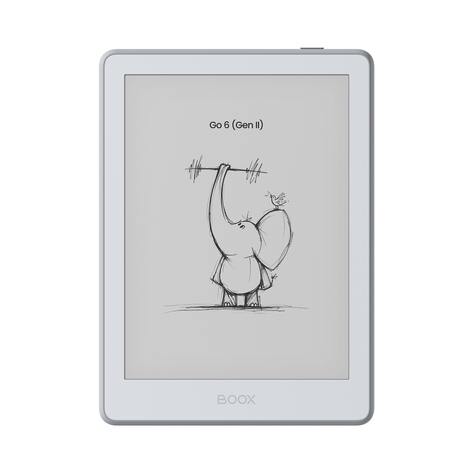 E-book ONYX BOOX GO 6 (Gen II), stone, 6'' Carta 1300, 32GB, Bluetooth, Android 11, E-ink displej