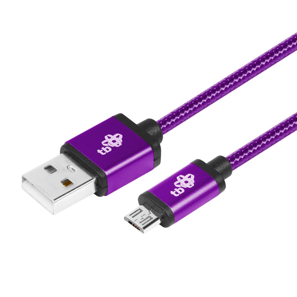 Obrázok TB Touch USB - MicroUSB, 1,5m, purple AKTBXKU2SBA150F