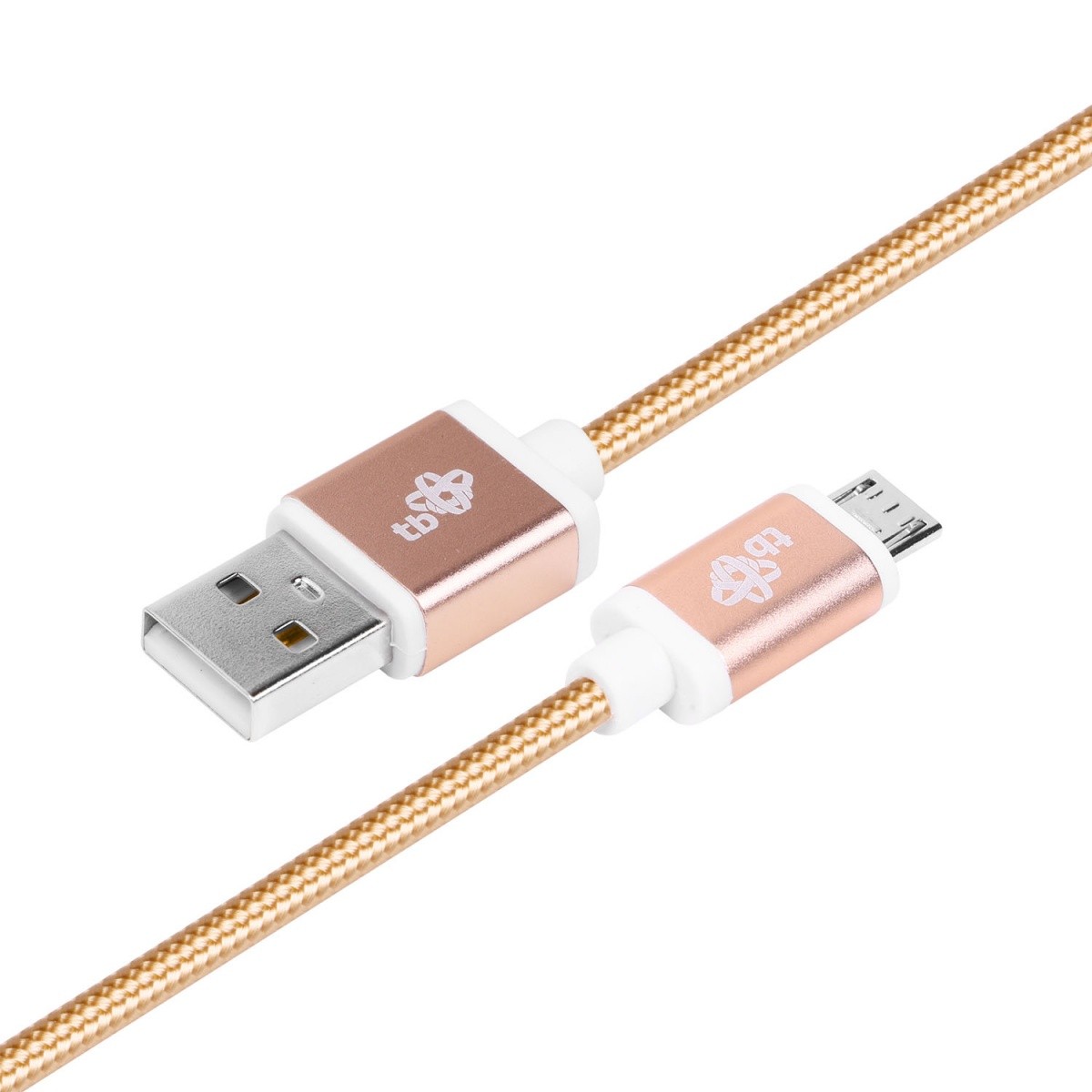 Obrázok TB Touch kabel USB - micro USB, 1,5m, gold AKTBXKU2SBA150G