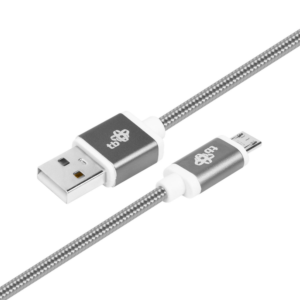 Obrázok TB Touch kabel USB - micro USB, 1,5m, grey AKTBXKU2SBA150S