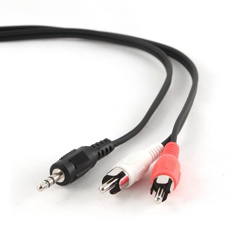 Obrázok Gembird | Kábel audio prepájací z jack 3,5 mm na 2x RCA (cinch) 15m