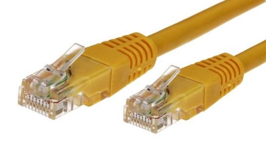 Obrázok TB Touch Patch kabel, UTP, RJ45, cat6, 2m, žlutý AKTBXKS6UTP200Y