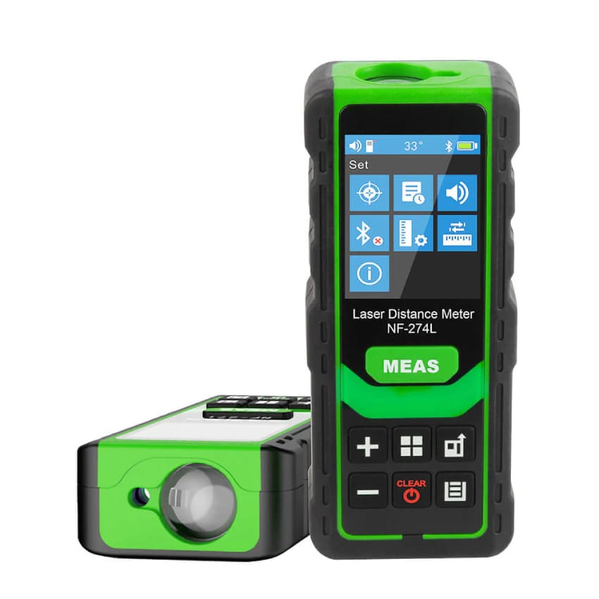 W-Star Laserový metr vzdálenosti WSNF274L, 80m,hlas, BT, zelený paprsek, sčítání, odčítání
